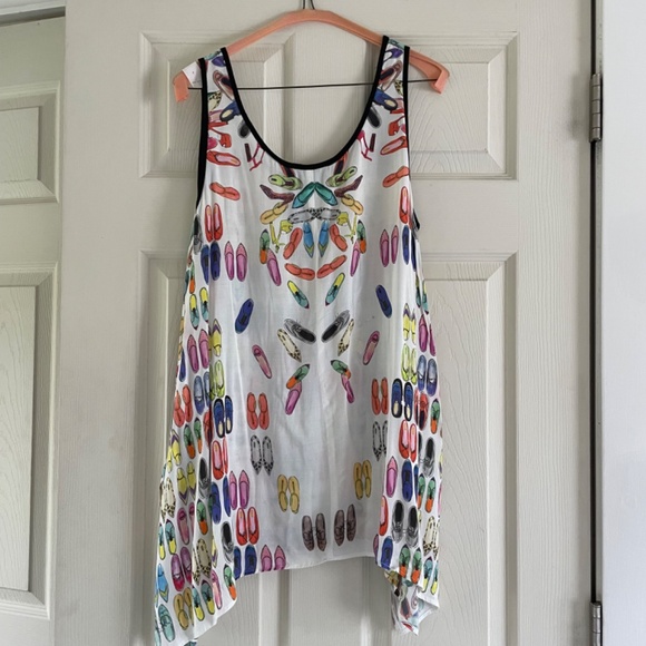 Karen Kane Sleeveless, casual loose fit lightweight  tank, size M - Picture 3 of 4